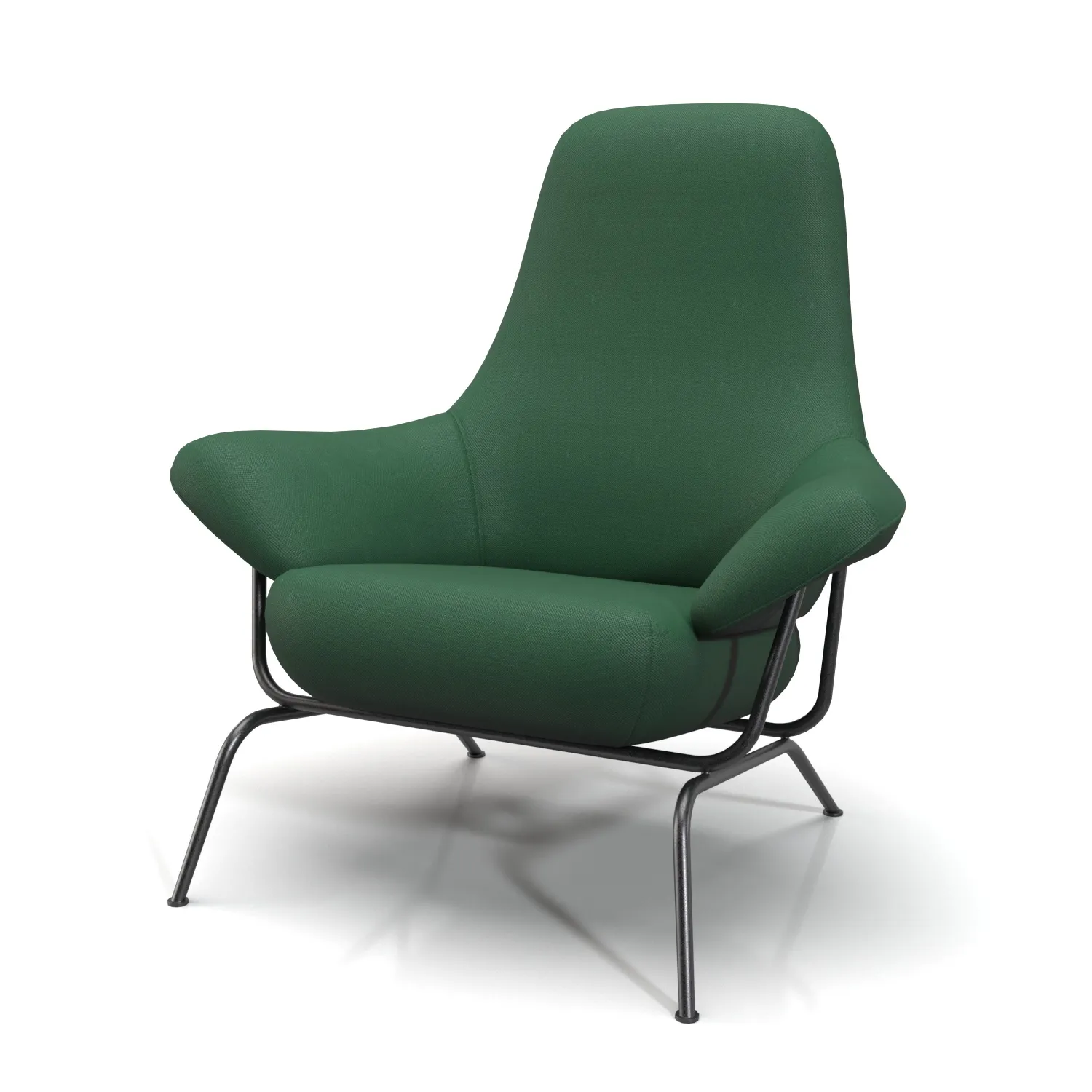 Hai Lounge Chair PBR 3D Model_01